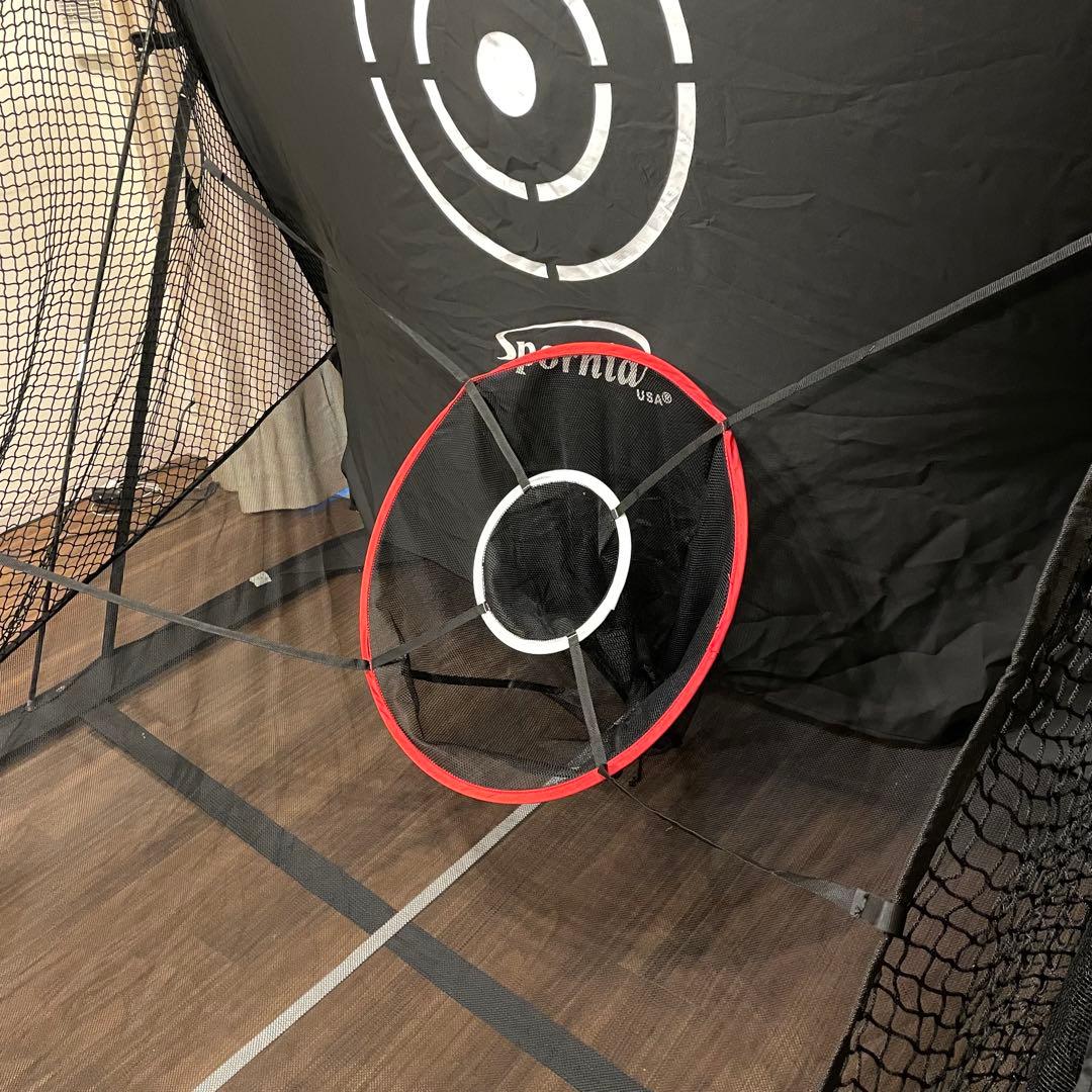 ゴルフ練習ネット自動返球構造 簡単設置 レギュラーサイズ spornia