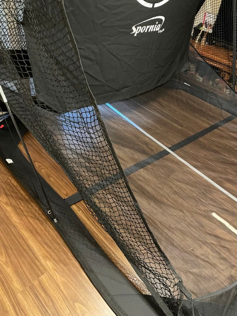 ゴルフ練習ネット自動返球構造 簡単設置 レギュラーサイズ spornia
