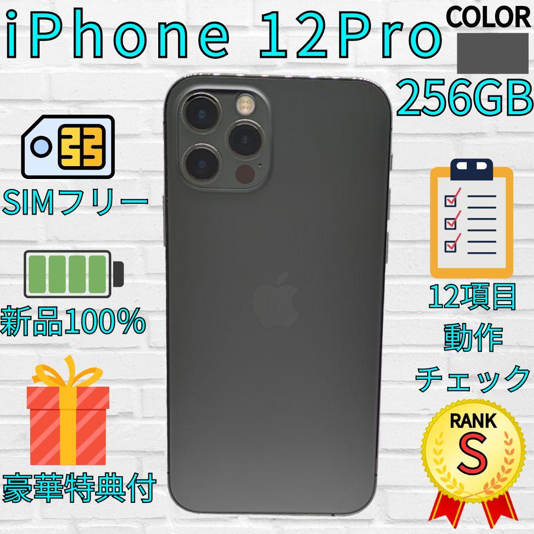 【超美品】iPhone 12Pro 256GB　グラファイト