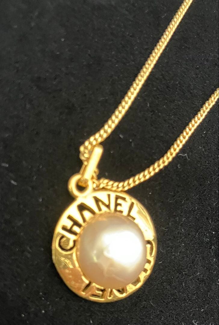 CHANEL ヴィンテージ、パール付ネックレス