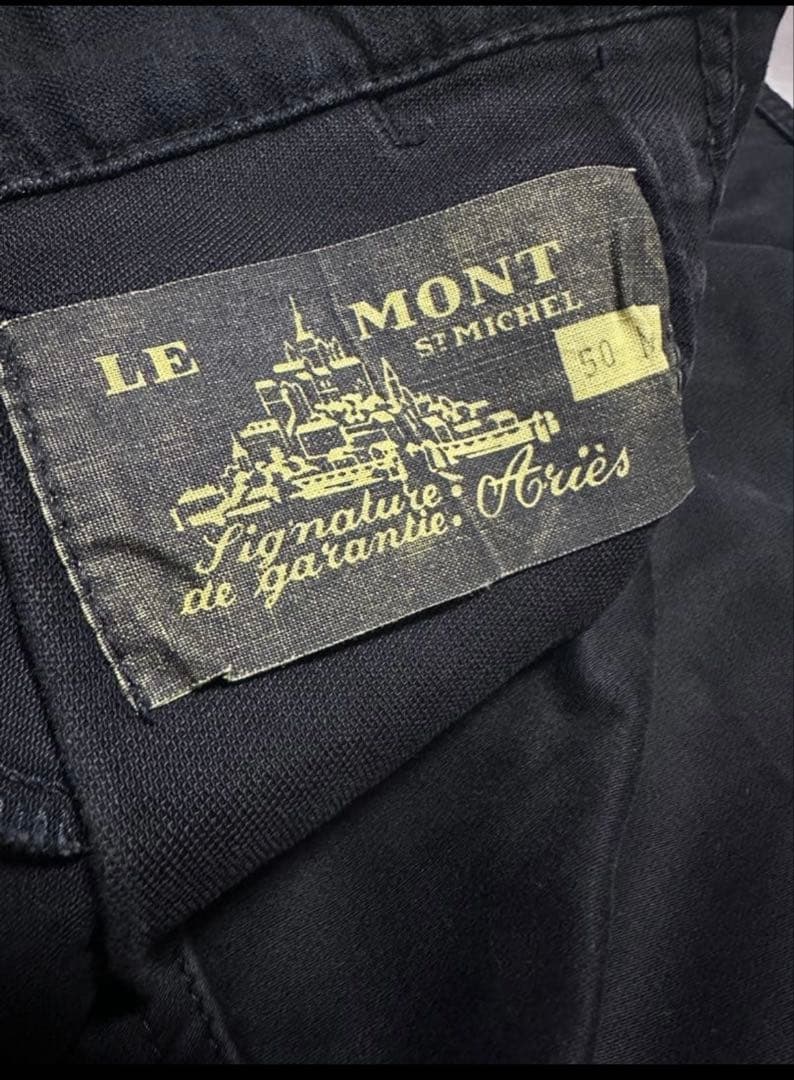 50s Le Mont St Michel モンサンミッシェルモールスキンパンツ