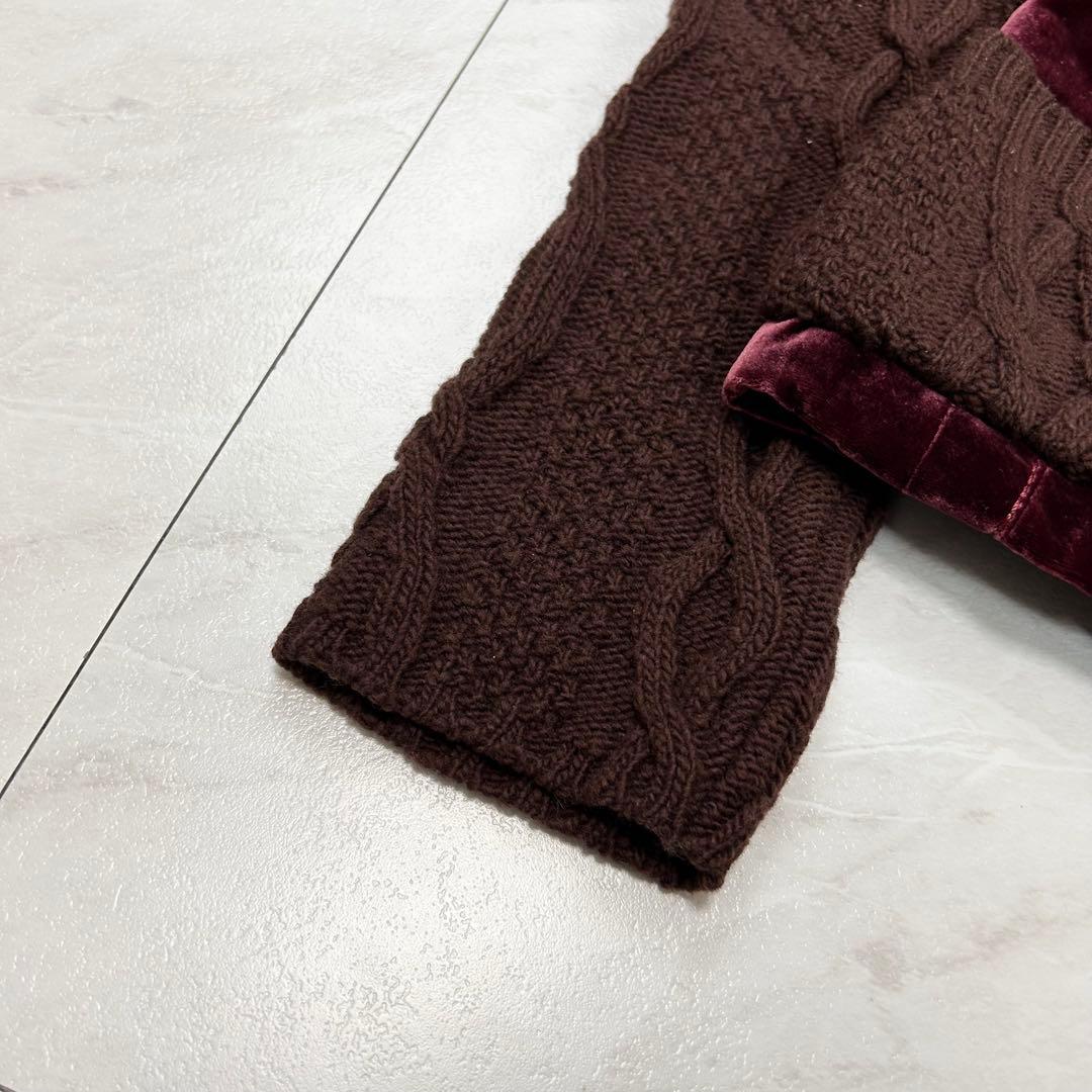 archive ディオール ガリアーノ期 ベロア ニット テーラードジャケット