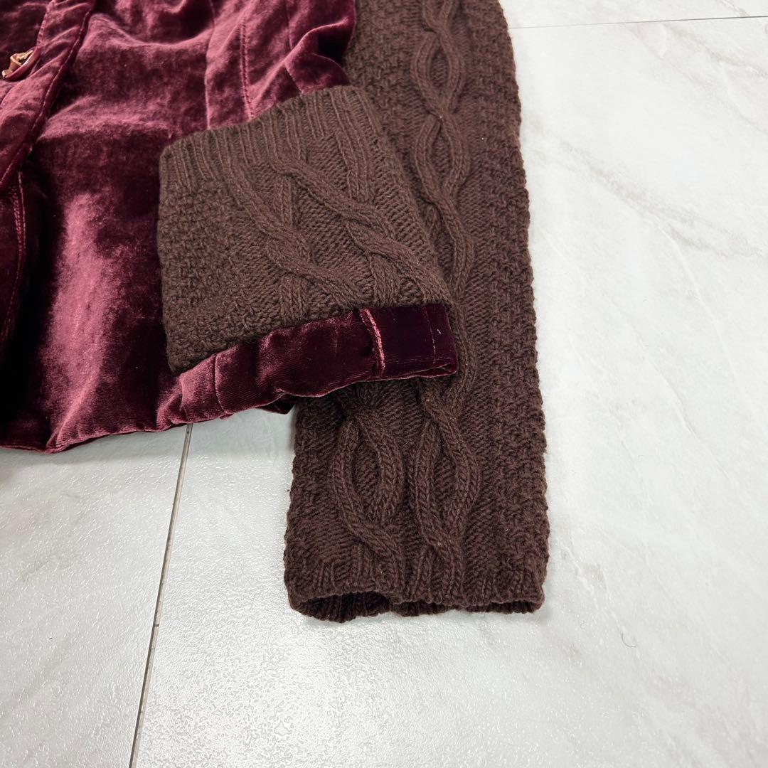 archive ディオール ガリアーノ期 ベロア ニット テーラードジャケット