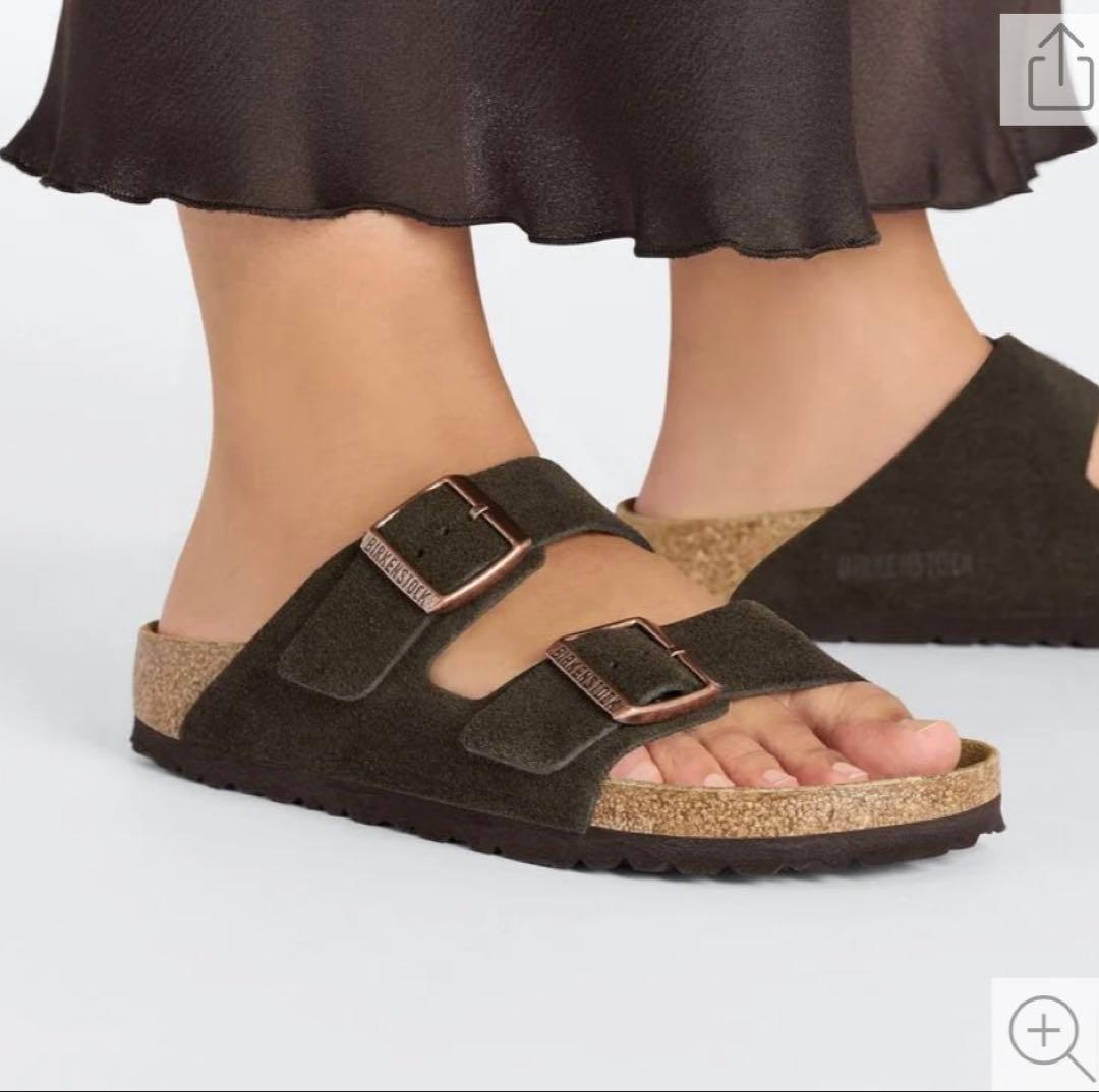 Birkenstock Arizona スエードレザー モカ 39 レギュラー幅