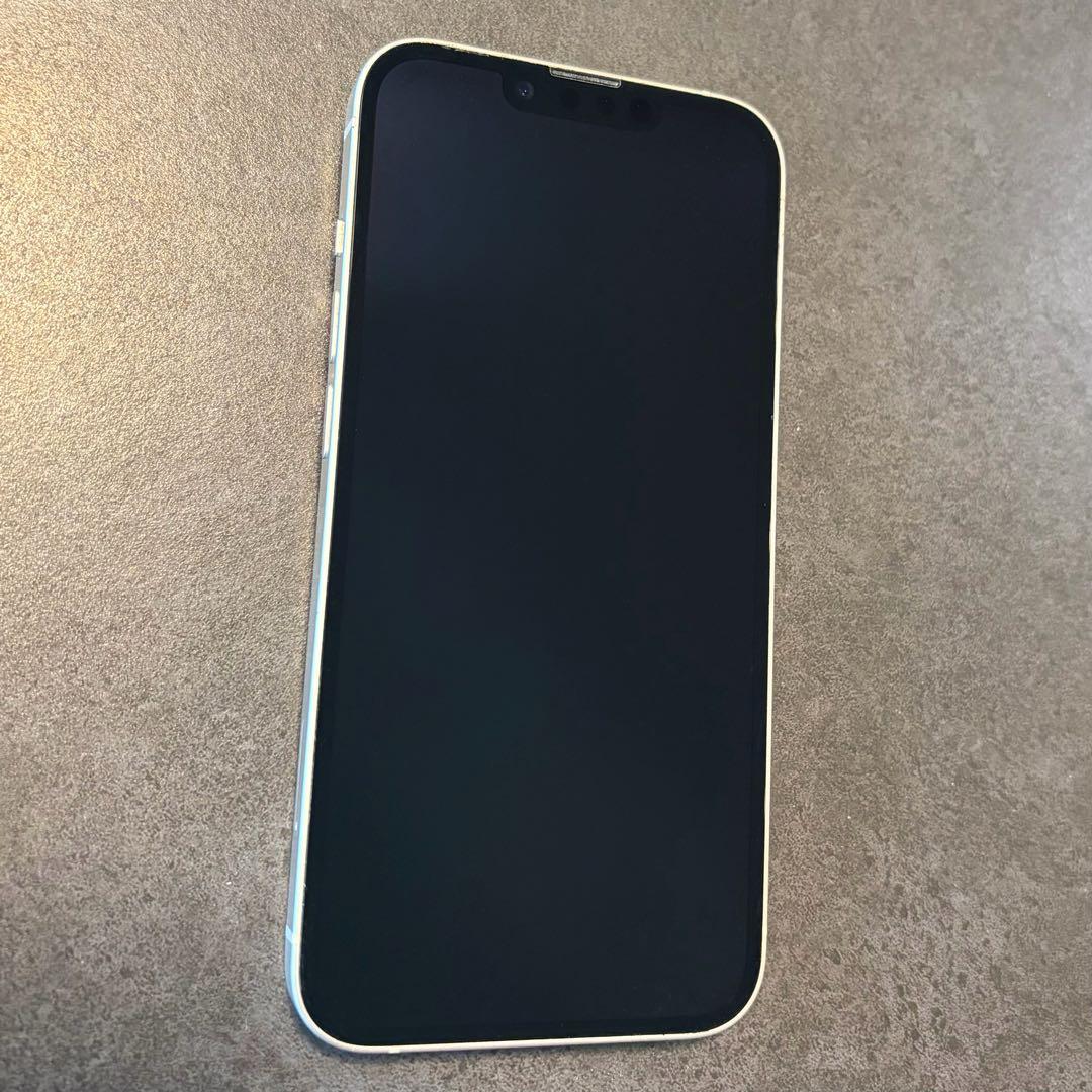 iPhone14 256GB ホワイト 背面割れあり 動作良好