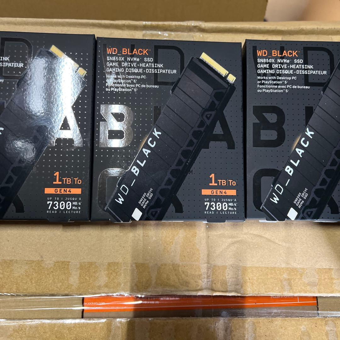 新品 WD 内蔵SSD 1TB WDS100T2XHE-EC SN850X 3点