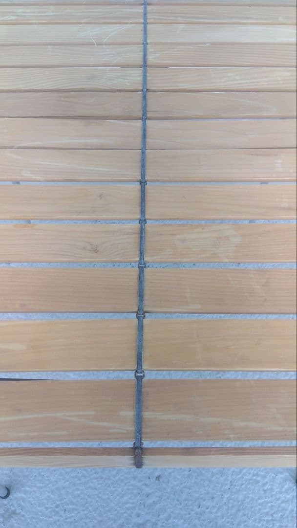 ラレマンド・ウッドロールテーブル焼印無し