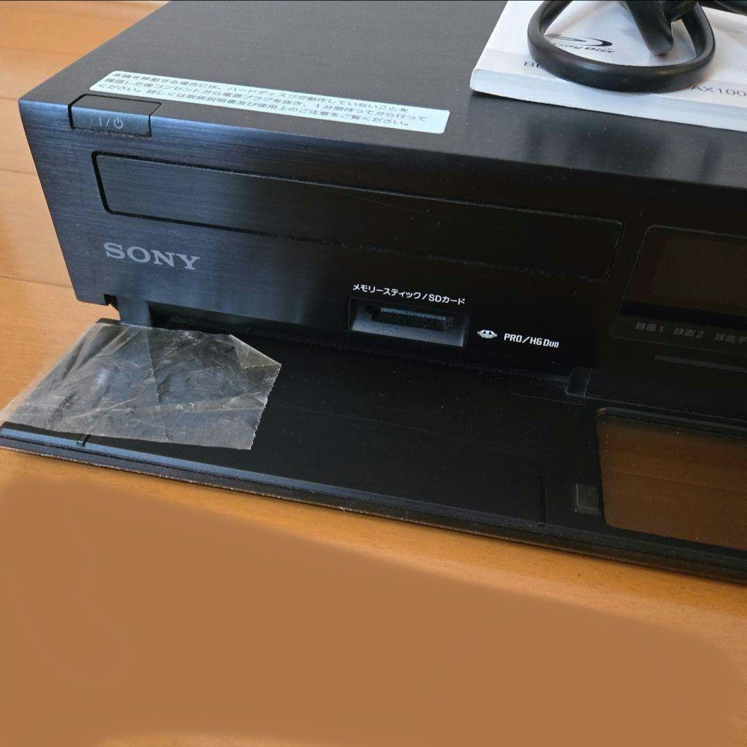 SONY BDZ-AX1000 Blu-ray ブルーレイレコーダー 1TB