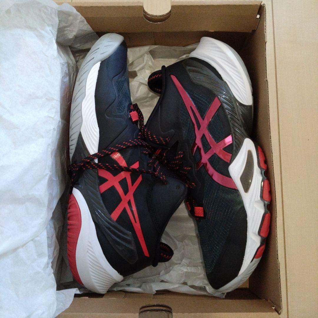 asics バレーボールシューズ RISE ブラック/レッド