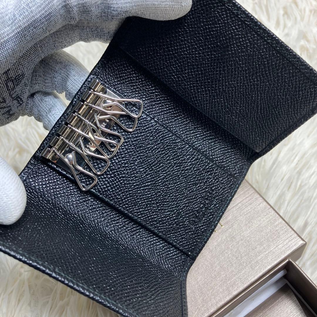 【極美品】 ブルガリ キーケース ビーゼロワン ロゴクリップ