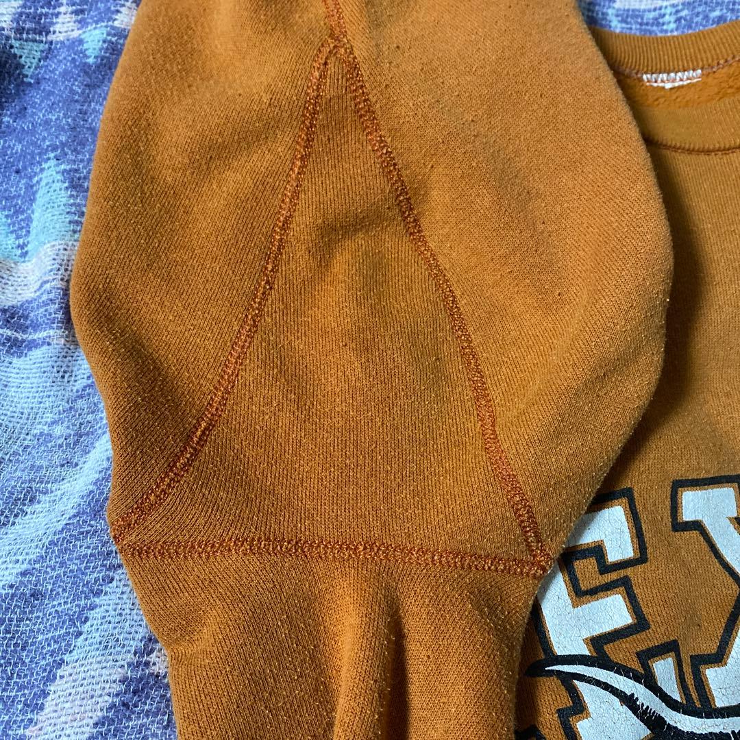 は*つ様 70s レアカラー　ブラウン　ビンテージスウェット