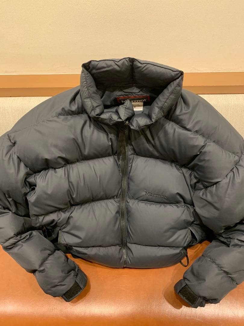 格安 キムタク 美品 Marmot ブラック ダウンジャケット M 90s