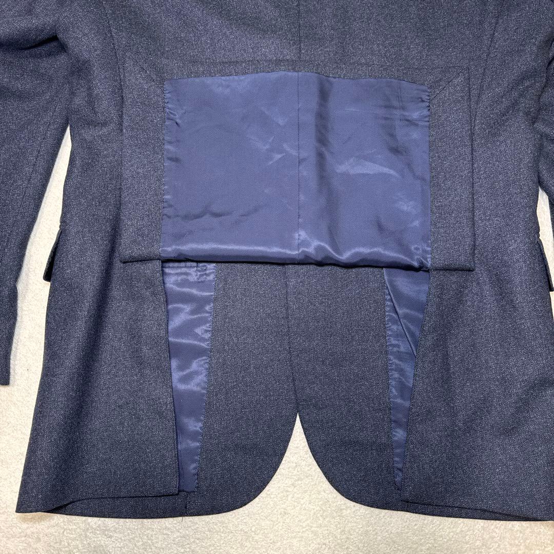 62 美品　シップス　SHIPS ロロピアーナ　スーツ　48 L ネイビー