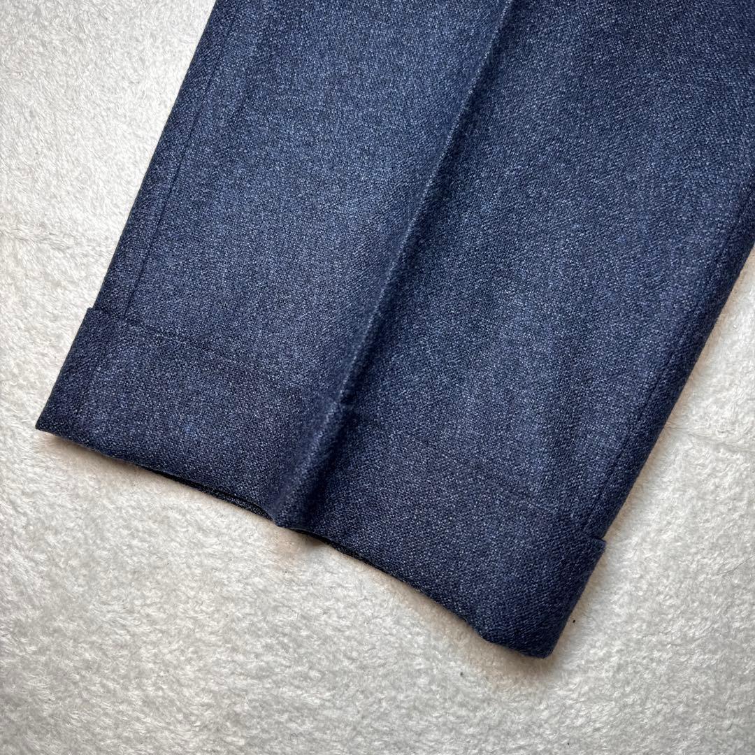 62 美品　シップス　SHIPS ロロピアーナ　スーツ　48 L ネイビー