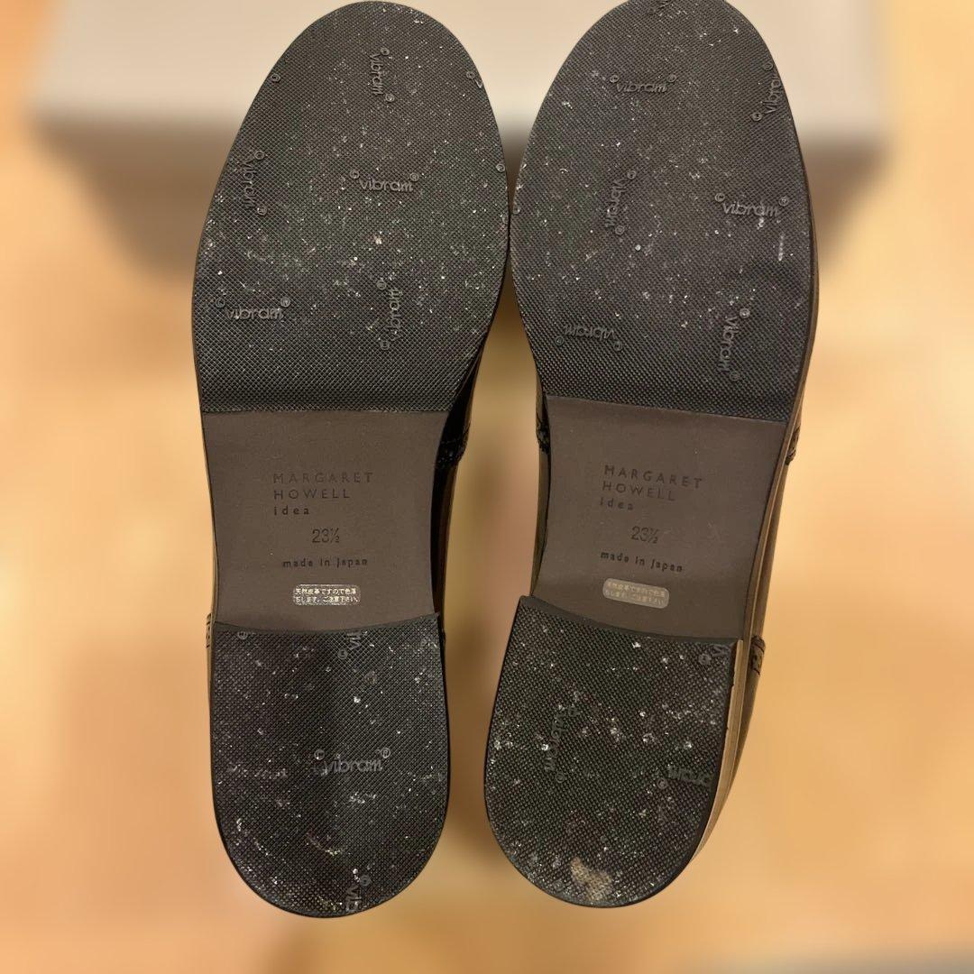 ハ*ン様 値下げ！美品！MARGARET HOWELL ブラックローファー 23