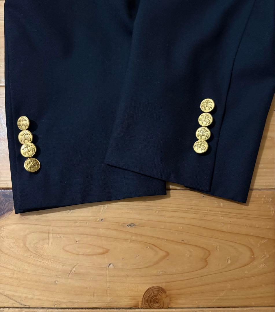 美品　カナダ製　ブルックスブラザーズ　紺ブレ　ブレザー　ロロピアーナ