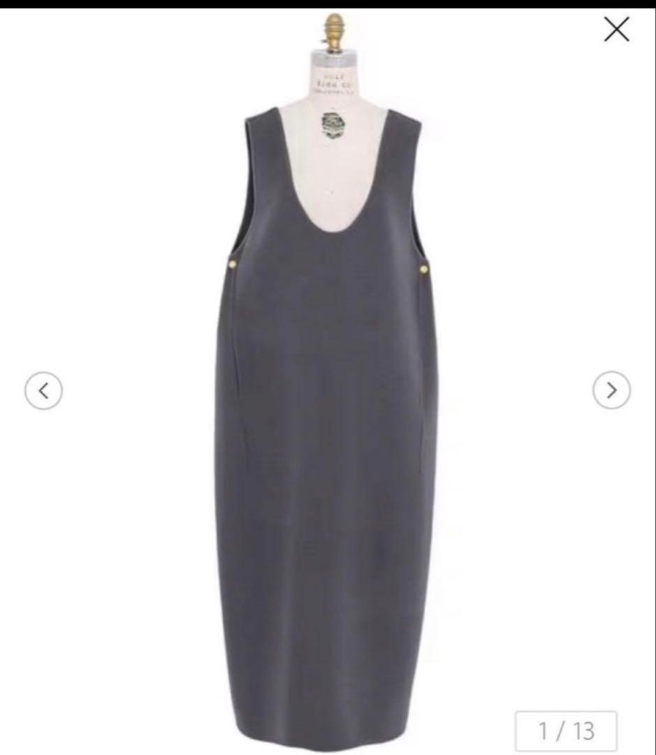 2024 新品未使用グレー ノースリーブワンピース