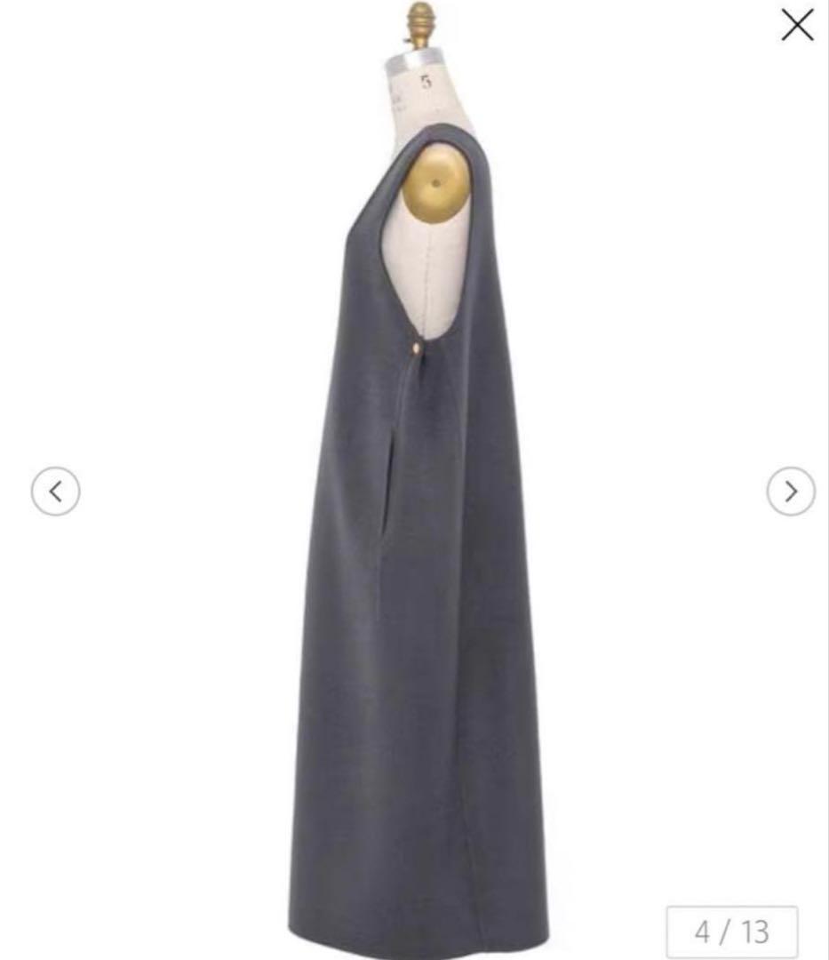 2024 新品未使用グレー ノースリーブワンピース