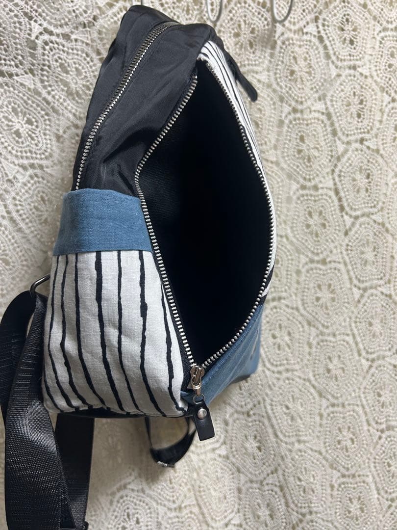 ら*う様 50808Aミナペルホネンハーフハンドメイド　撥水加工リュック