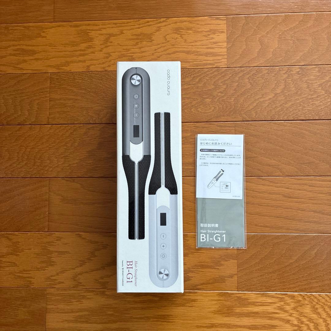 ★新品★ cado カドー　ストレートヘアアイロン　BI-G1　クールグレー