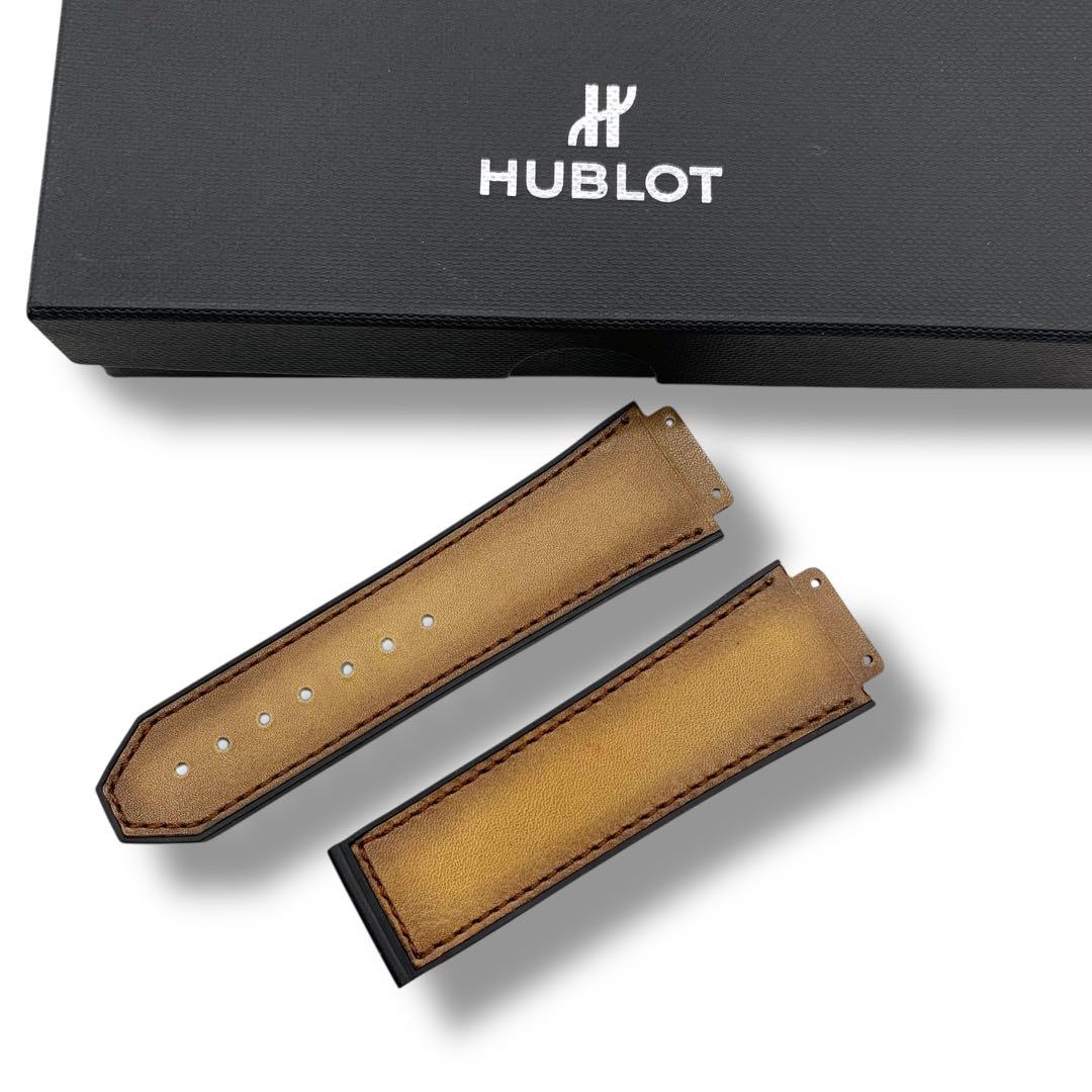 極美品　ウブロ HUBLOT 腕時計パーツ ベルルッティ スクリットレザー