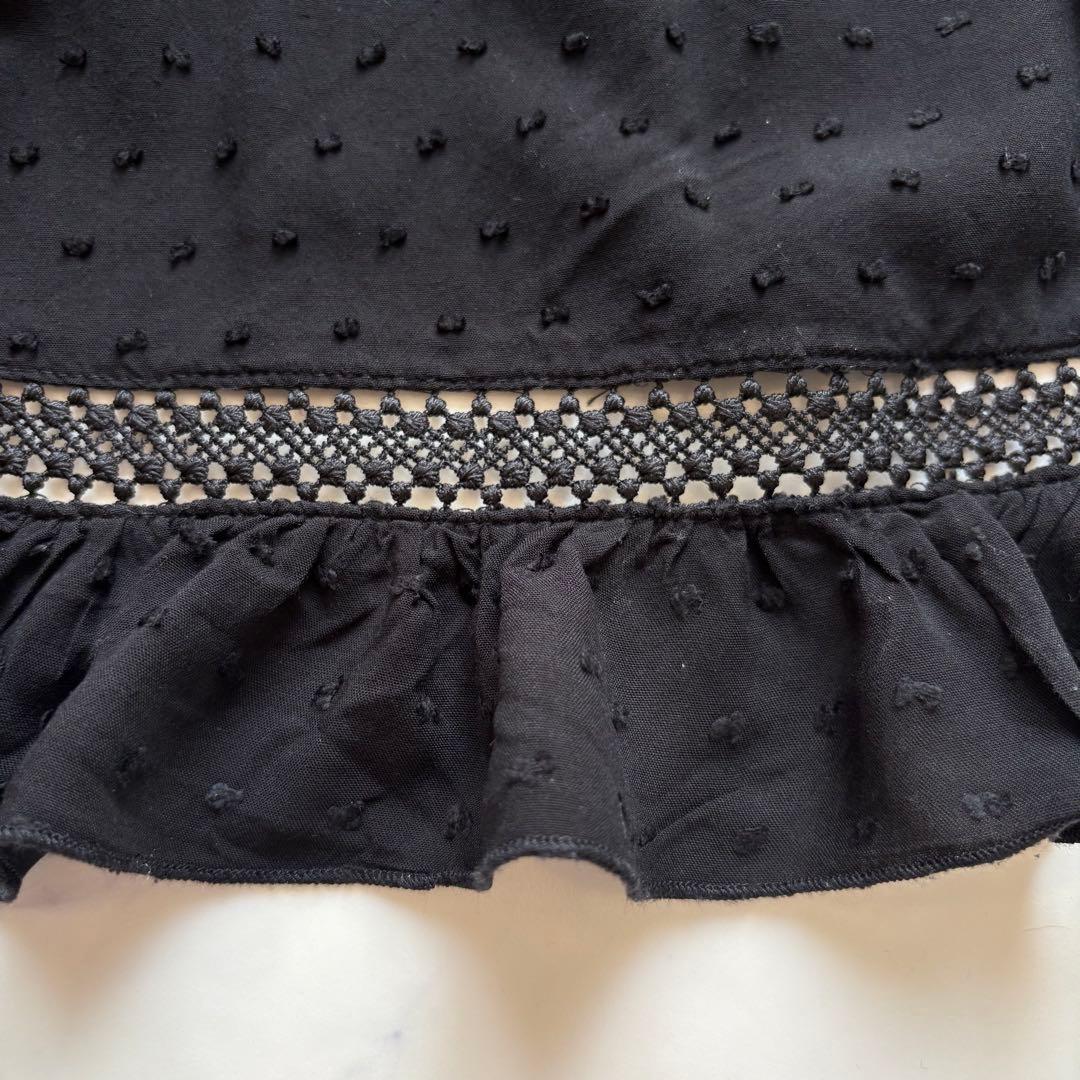 美品 ケイトスペード ロングワンピース 刺繍 フリル　ティアードロング丈 X S