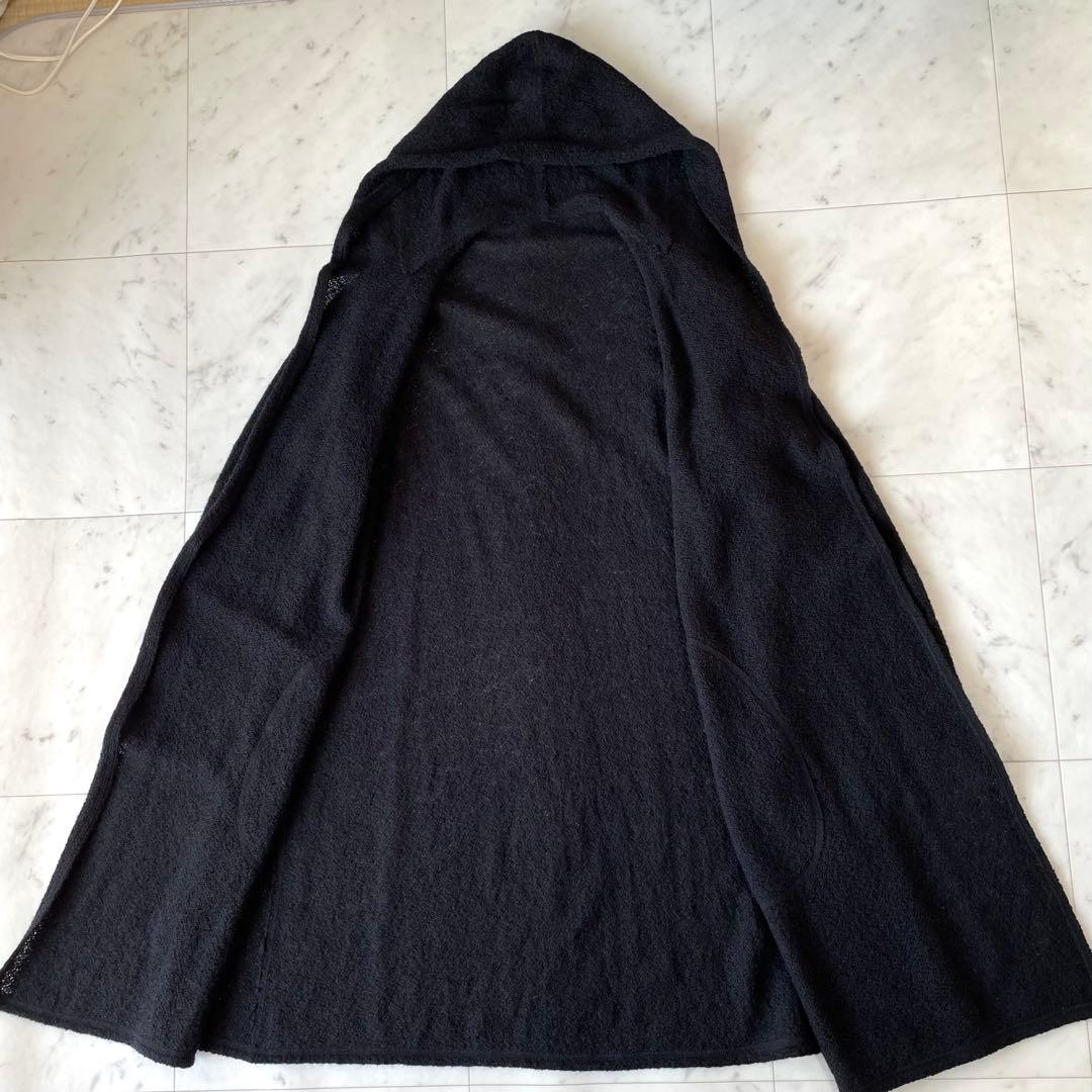 ヨーガンレール✨ロングコーディガン フーテッド ウールxモヘヤ M ブラック
