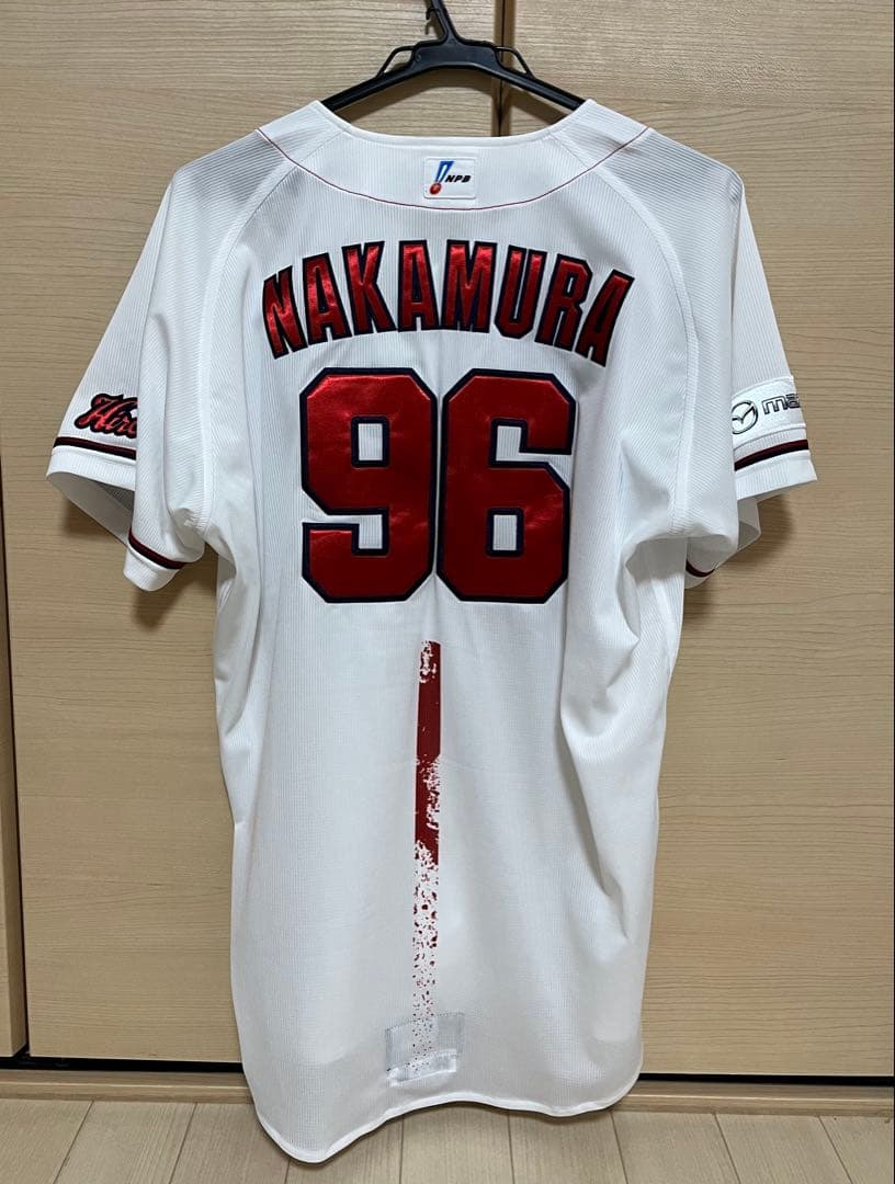 広島東洋カープ　プロ仕様ユニフォーム　中村奨成選手　サイズO プロコレ