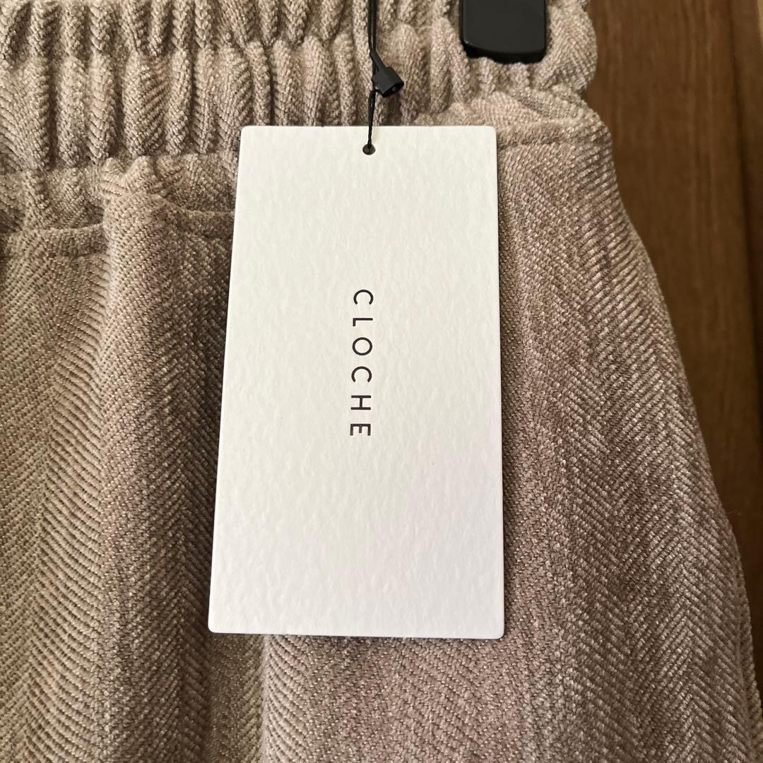 CLOCHE ヘリンボーンカーブパンツ