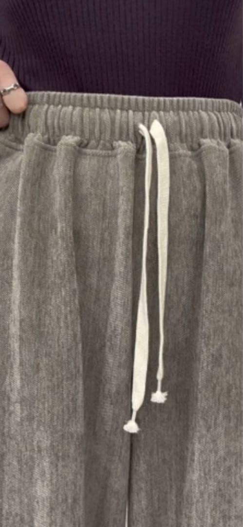 CLOCHE ヘリンボーンカーブパンツ