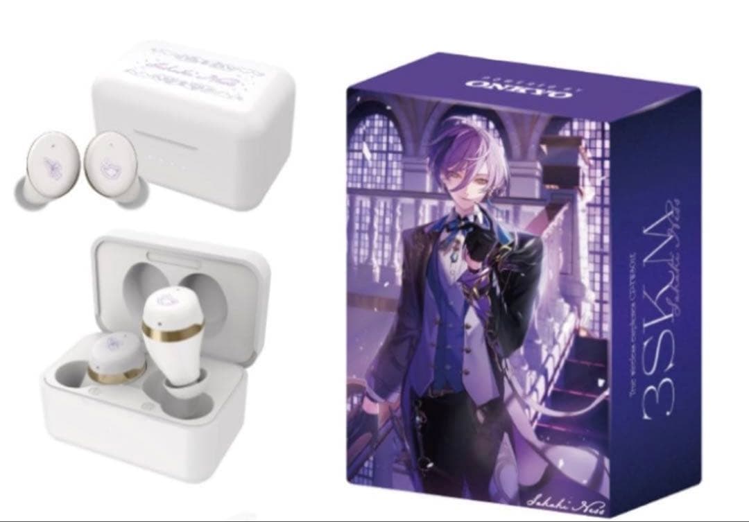 ワイヤレスイヤホン CP-TWS01E「榊ネス」コラボモデル　にじさんじ