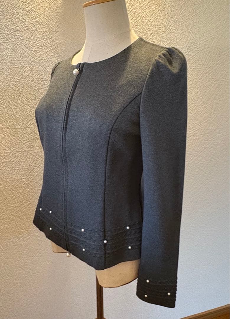 試着のみ⭐︎René カーディガン 34 トップス　グレー