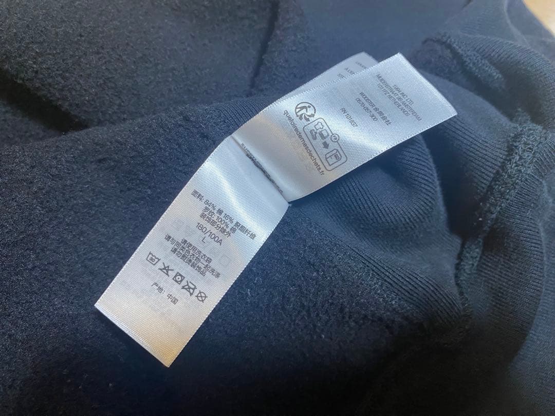 supreme 25ss washed boxlogo crewneck（黒）