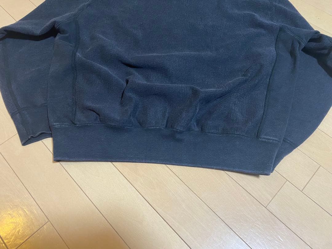 supreme 25ss washed boxlogo crewneck（黒）