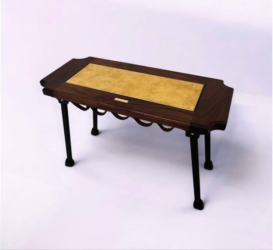 【outlet】ブラックウォールナット0.5ユニットサイドテーブル