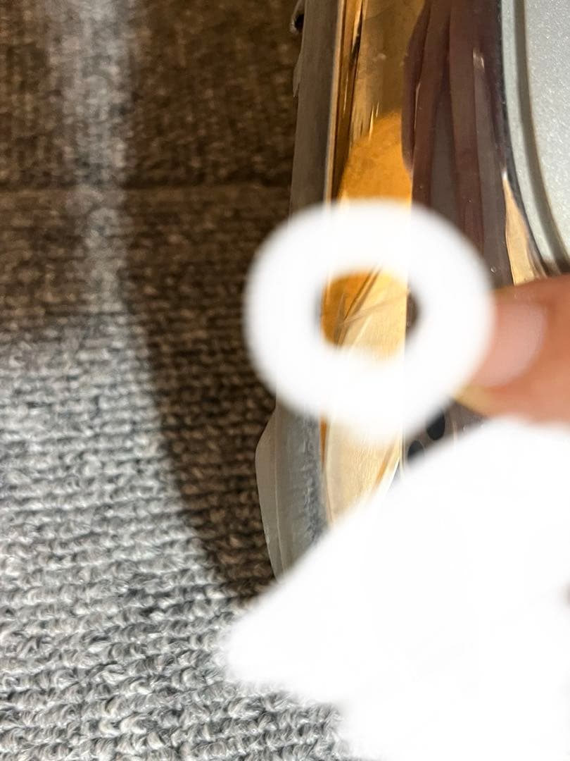 のーす　アルトラパンショコラ　フロントバンパーガーニッシュ銀のところ