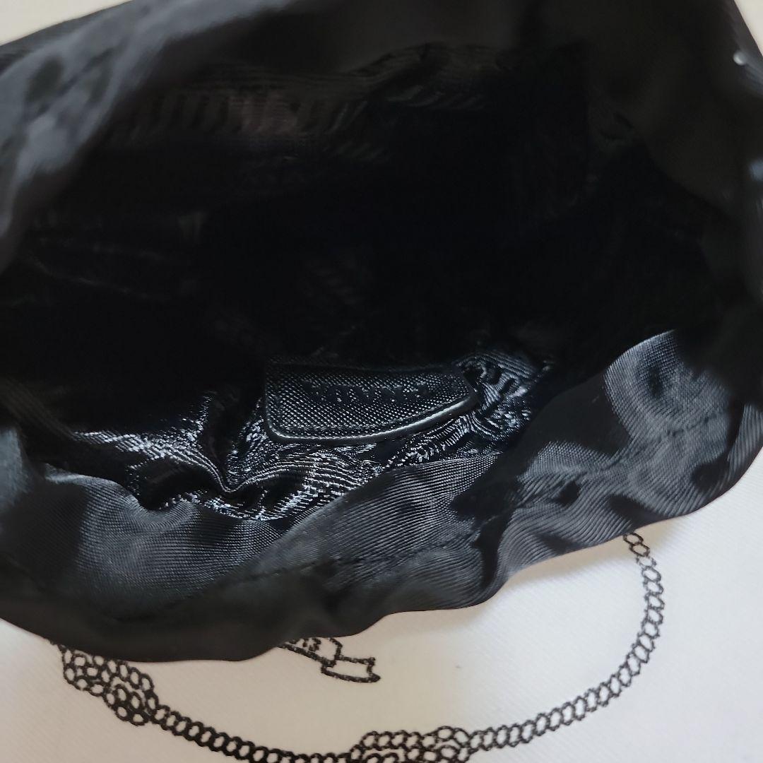 PRADA 黒 ナイロン ショルダーバッグ