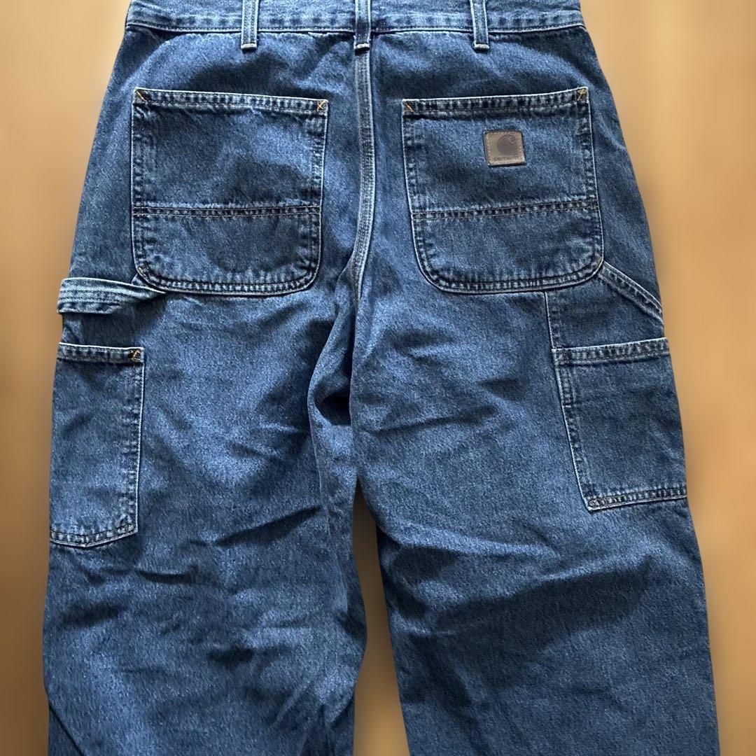 ハ*セ様 carhartt ダークブルー デニム ワークパンツ　W32 L30