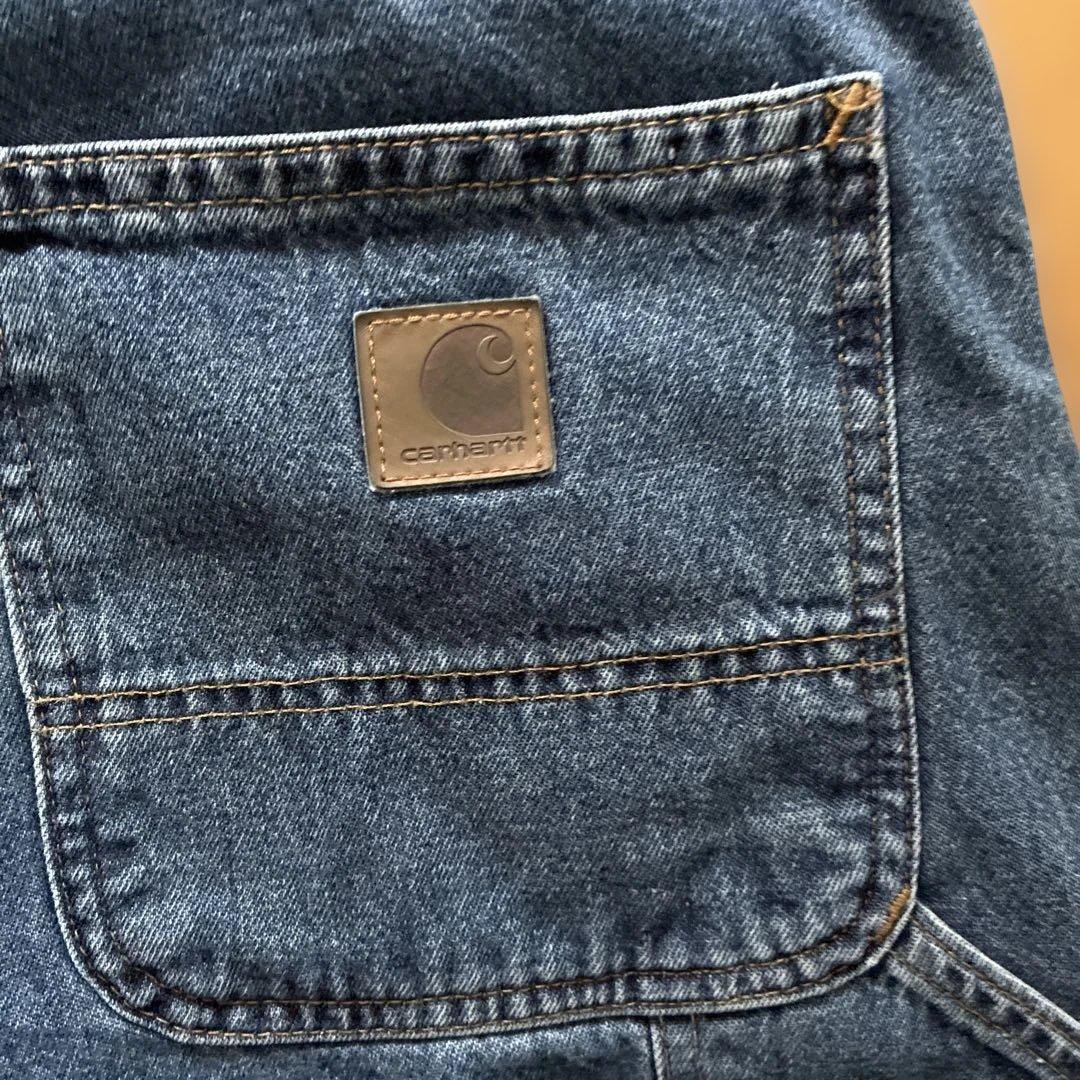 ハ*セ様 carhartt ダークブルー デニム ワークパンツ　W32 L30