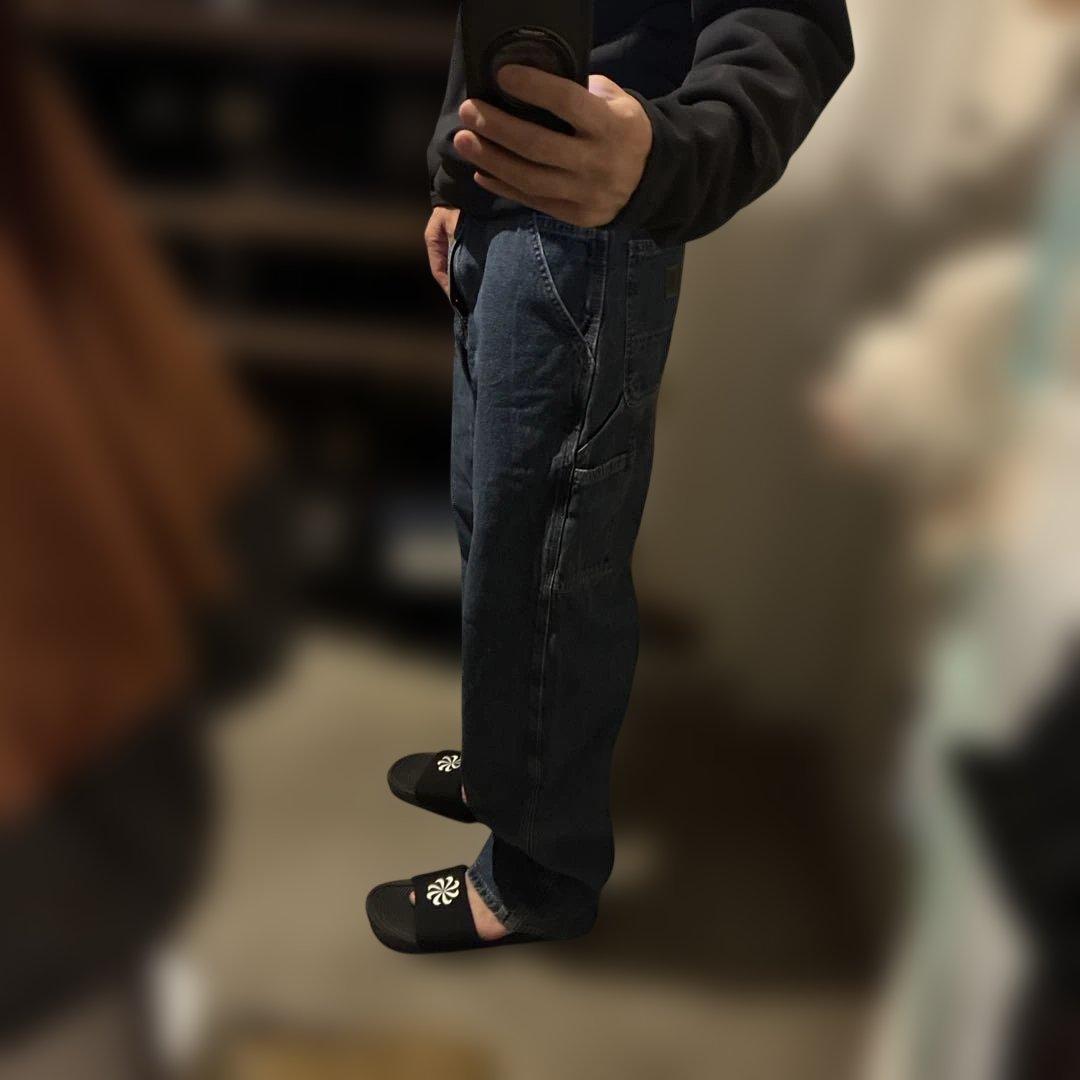 ハ*セ様 carhartt ダークブルー デニム ワークパンツ　W32 L30