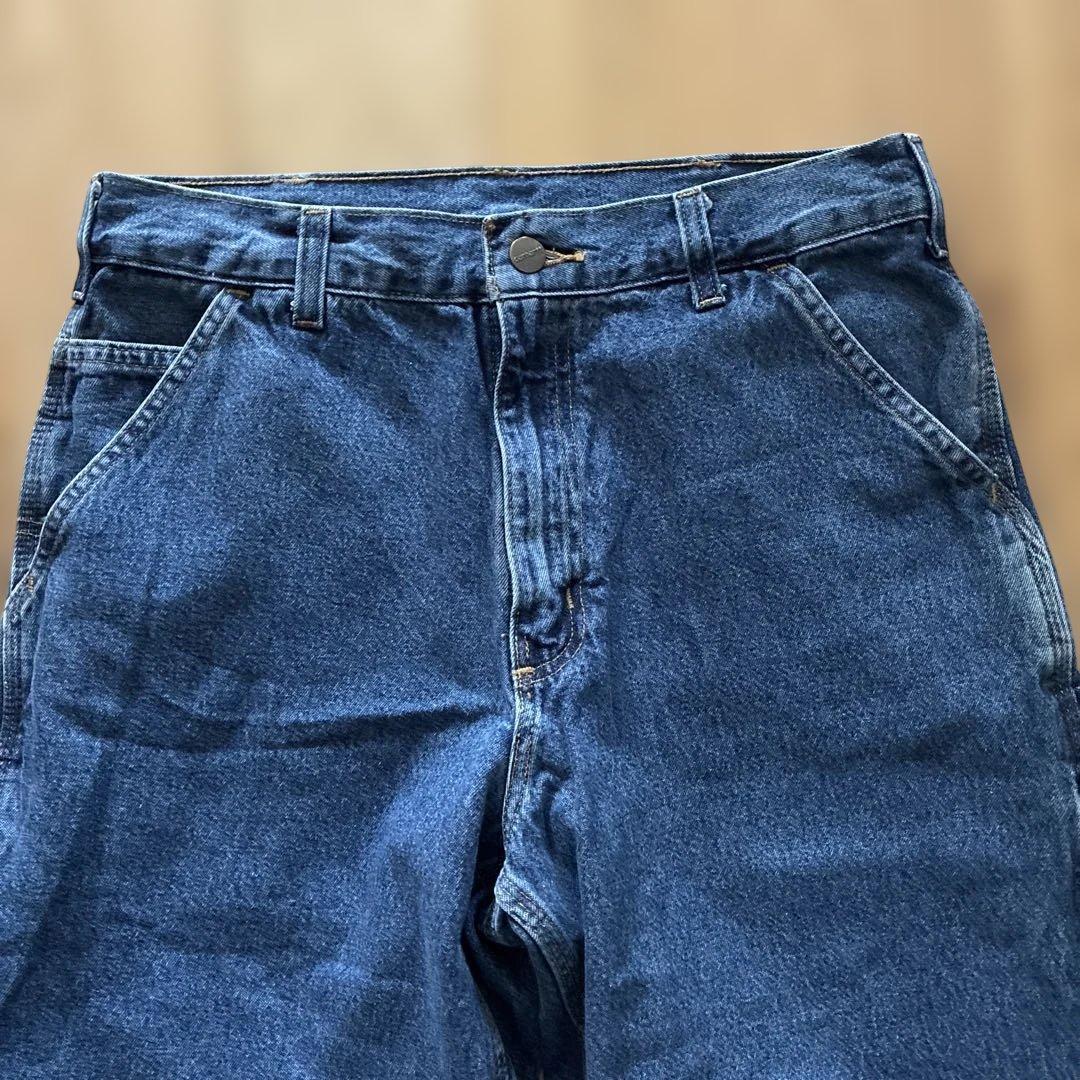 ハ*セ様 carhartt ダークブルー デニム ワークパンツ　W32 L30