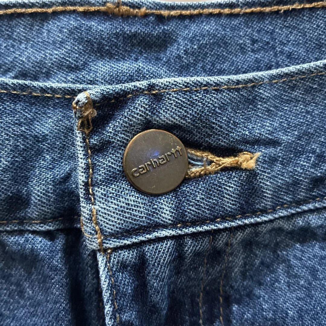 ハ*セ様 carhartt ダークブルー デニム ワークパンツ　W32 L30