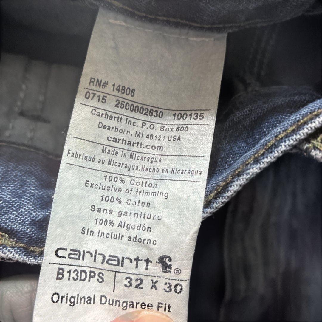 ハ*セ様 carhartt ダークブルー デニム ワークパンツ　W32 L30