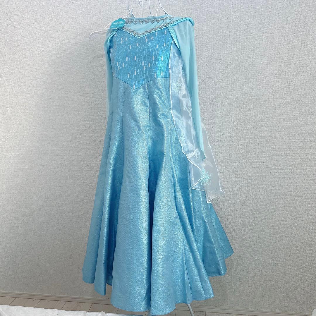 140cm　ビビディバビディブティック　エルサ　ドレス　アナ雪　ディズニー