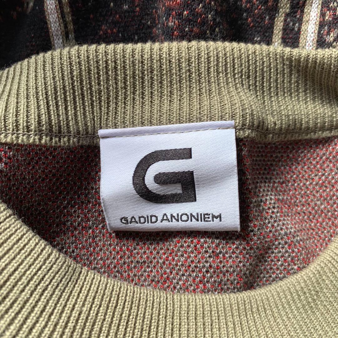 a GADID ANONIEM TISCH ハイケージセーター