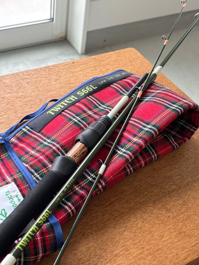 アゴプロダクツ S66L スピニング ロッド ツララ フエルコ フィンチ