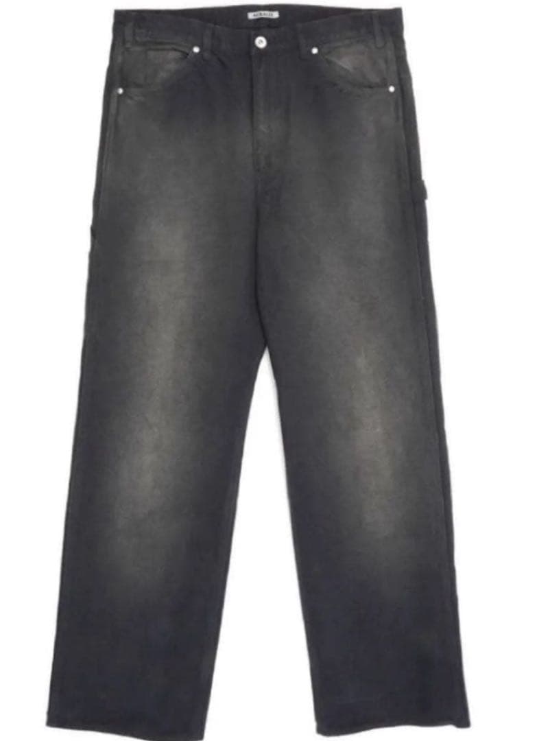 オーラリー　25aw COTTON DUCK PAINTER PANTS