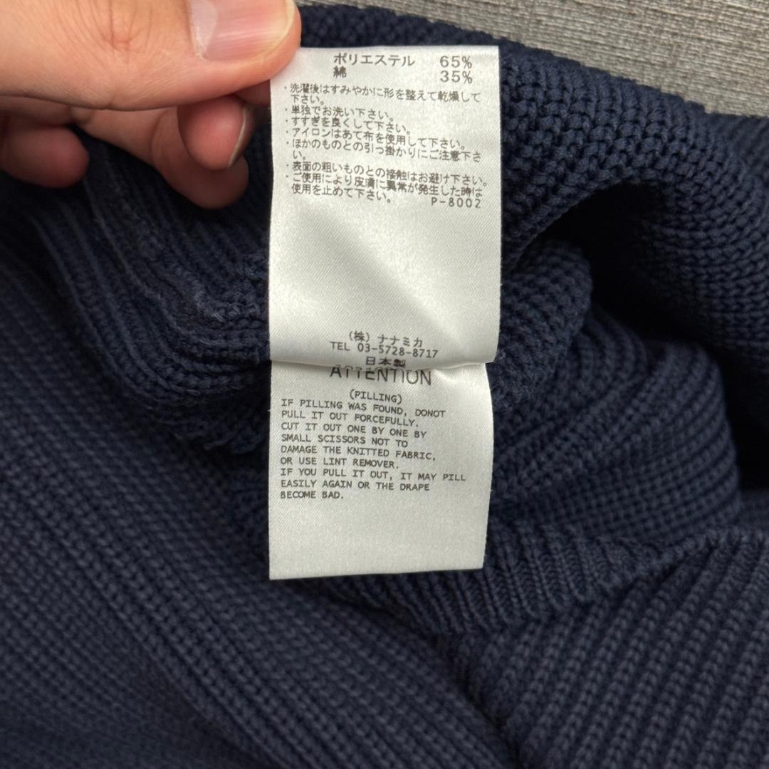 nanamica 5G Crew Neck Sweater 畦編み 春ニット