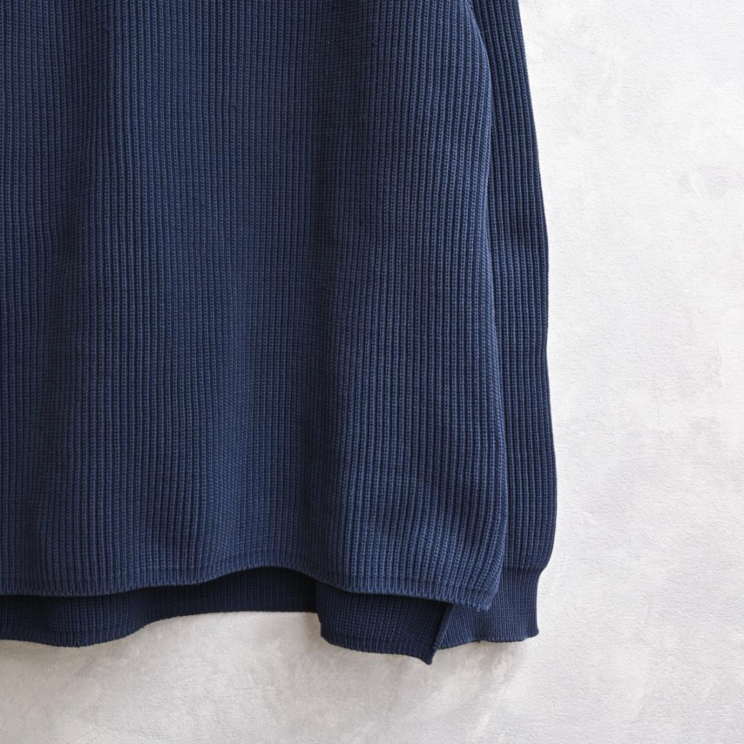 nanamica 5G Crew Neck Sweater 畦編み 春ニット