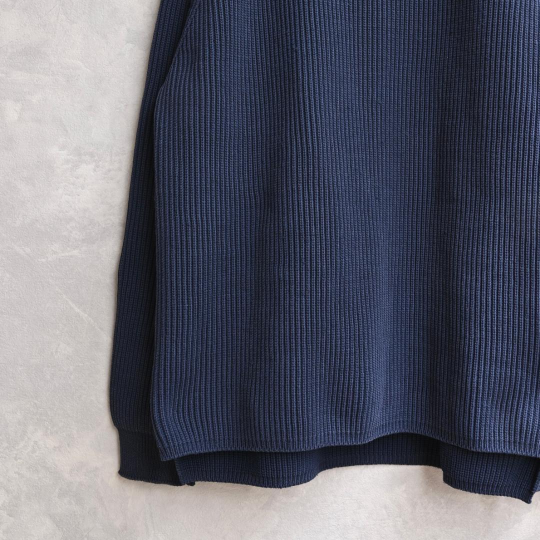 nanamica 5G Crew Neck Sweater 畦編み 春ニット